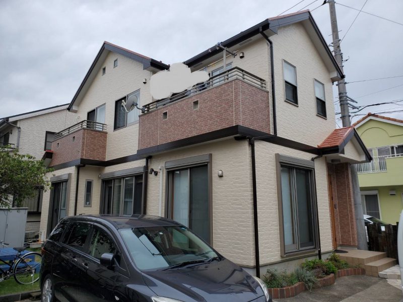 茅ヶ崎市 S様邸 コーキング・外壁・屋根・バルコニー防水工事