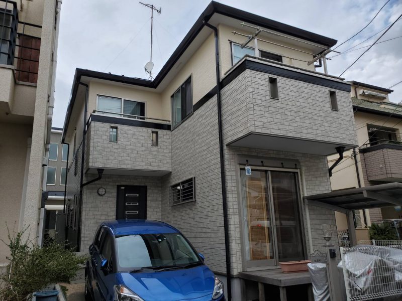 茅ヶ崎市 S様邸 外壁・屋根・付帯部塗装・バルコニー防水工事