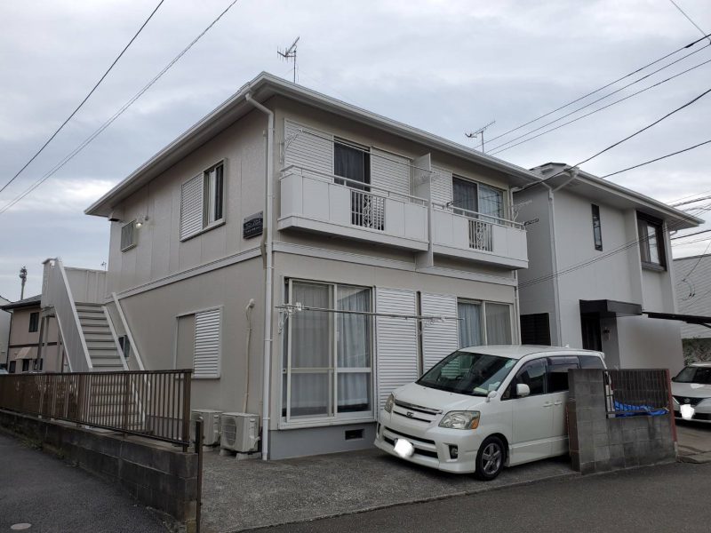 茅ヶ崎市 A様所有アパート 外壁・屋根塗装工事
