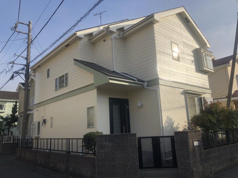 茅ヶ崎市 N様邸 外壁・屋根・付帯部塗装・バルコニー防水工事
