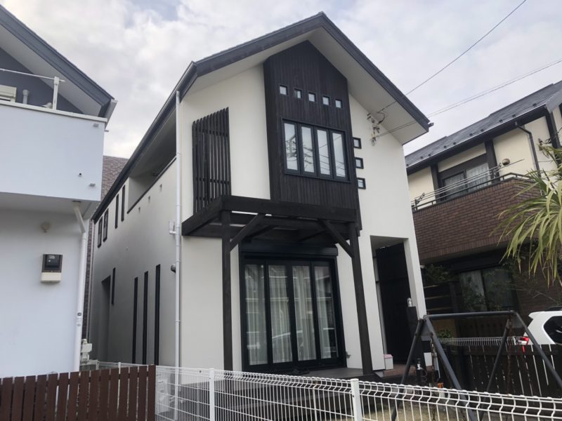 藤沢市 U様邸 外壁・屋根・付帯部塗装・バルコニー防水工事