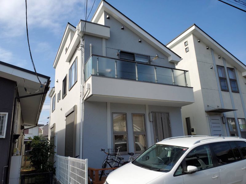 茅ヶ崎市 T様邸 外壁・付帯・バルコニー塗装工事