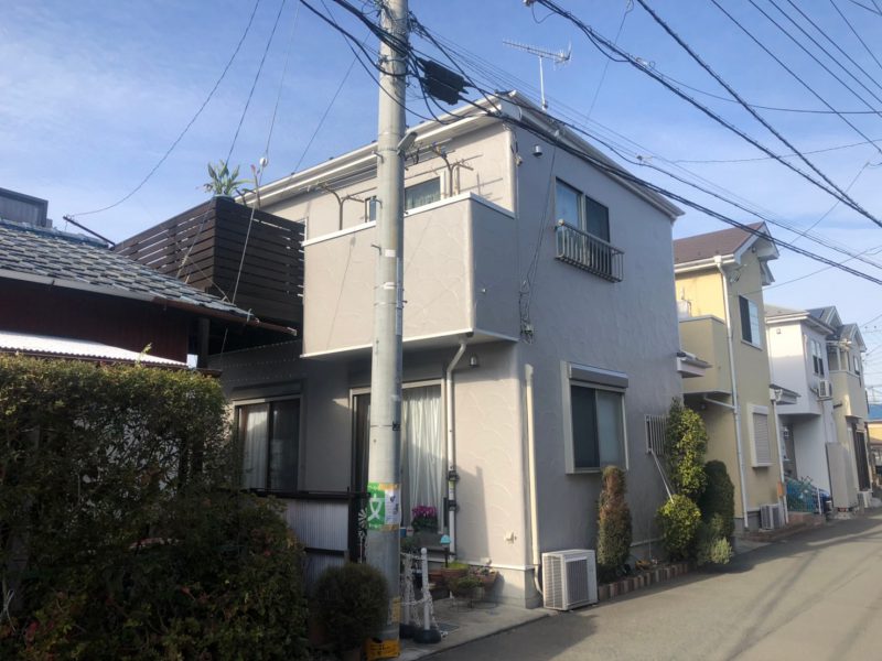 茅ヶ崎市 N様邸 外壁・屋根バルコニー塗装工事