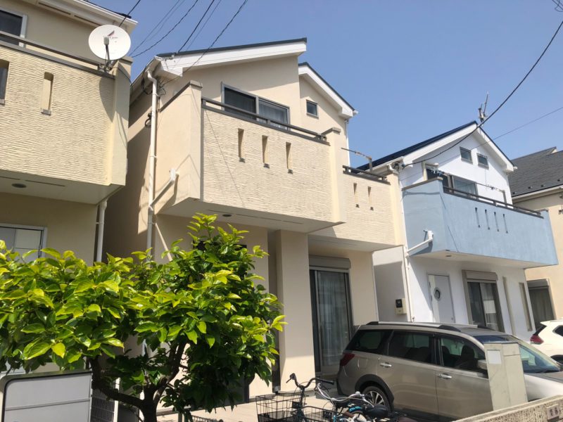茅ヶ崎市 S様邸 外壁・屋根・付帯部塗装・バルコニー防水工事