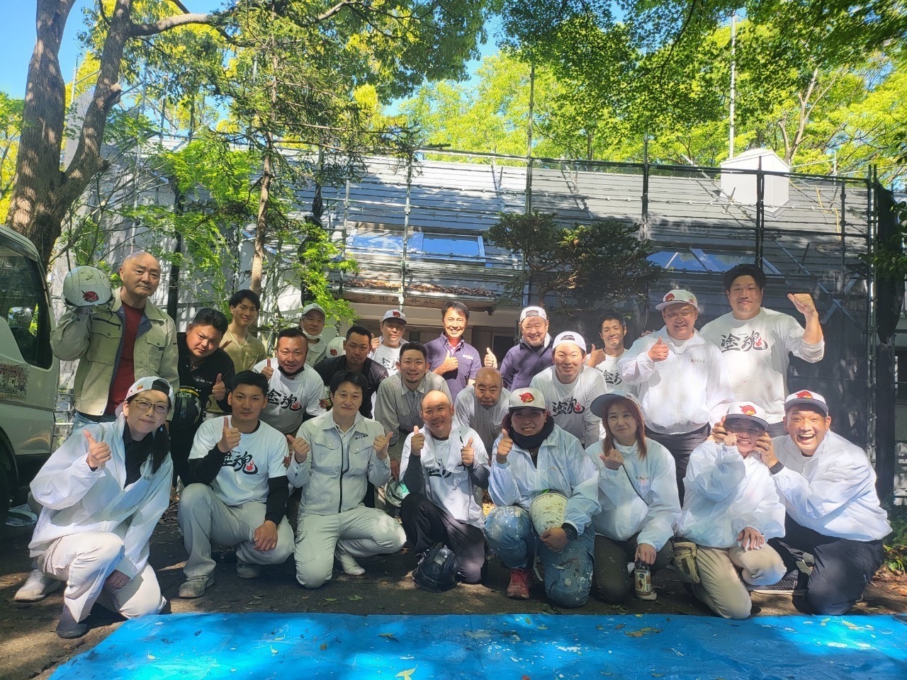大磯町澤田美喜記念館の塗装ボランティアへ参加しました！！