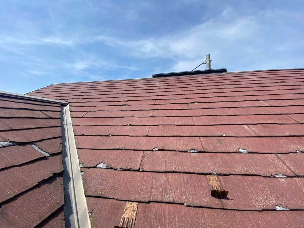 屋根パミールです。
塗装できません。