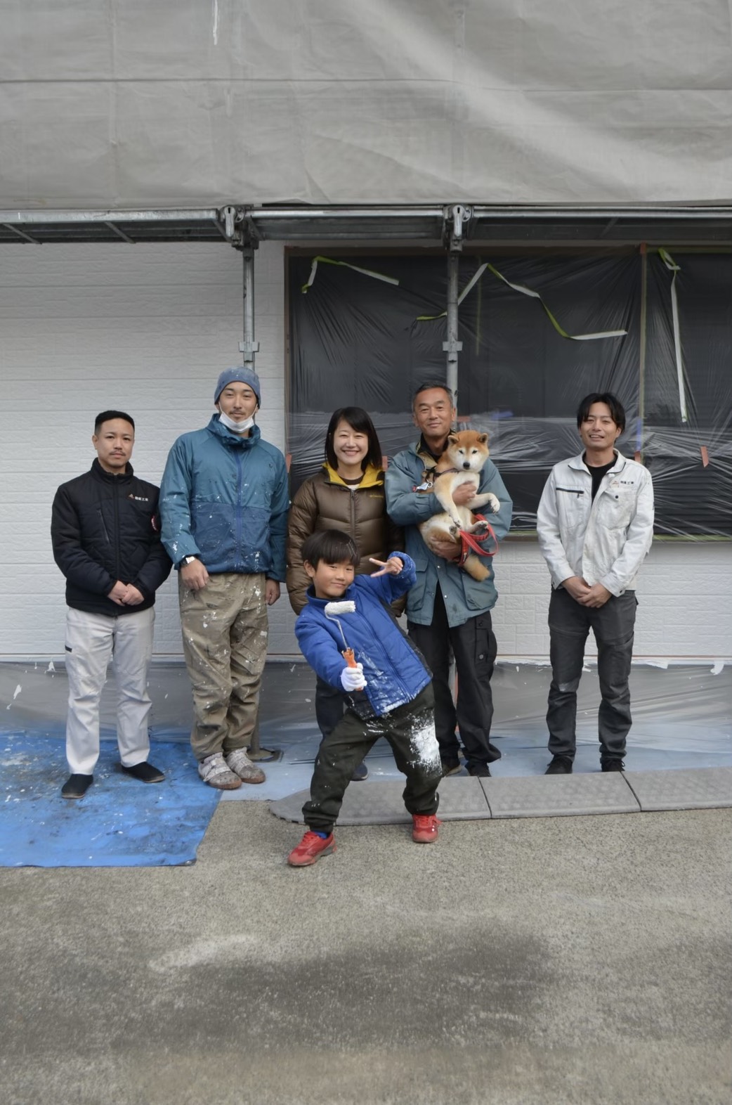 お施主様のかべぬり体験～Y様邸～